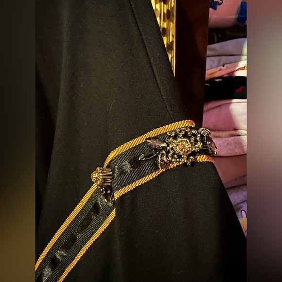 Brand New! GIZIA Women’s Long Sleeve Shirt With Real Crystals Size 38 - Picture 4 of 8